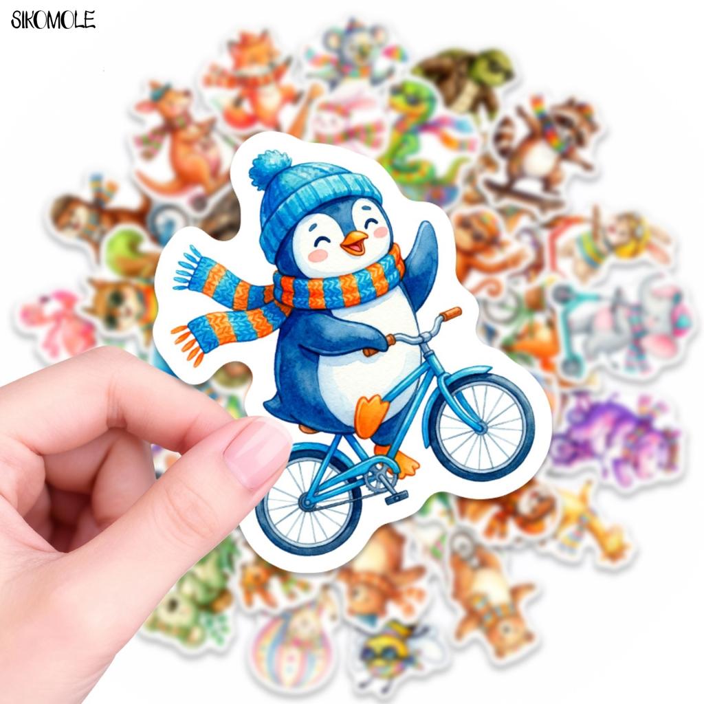 10 30 50Pcs Funny Animal Cute Pets Cycling Stickers Book Diy Skateboard Toys Guitar Luggage Suitcase Decoration Graffiti Sticker