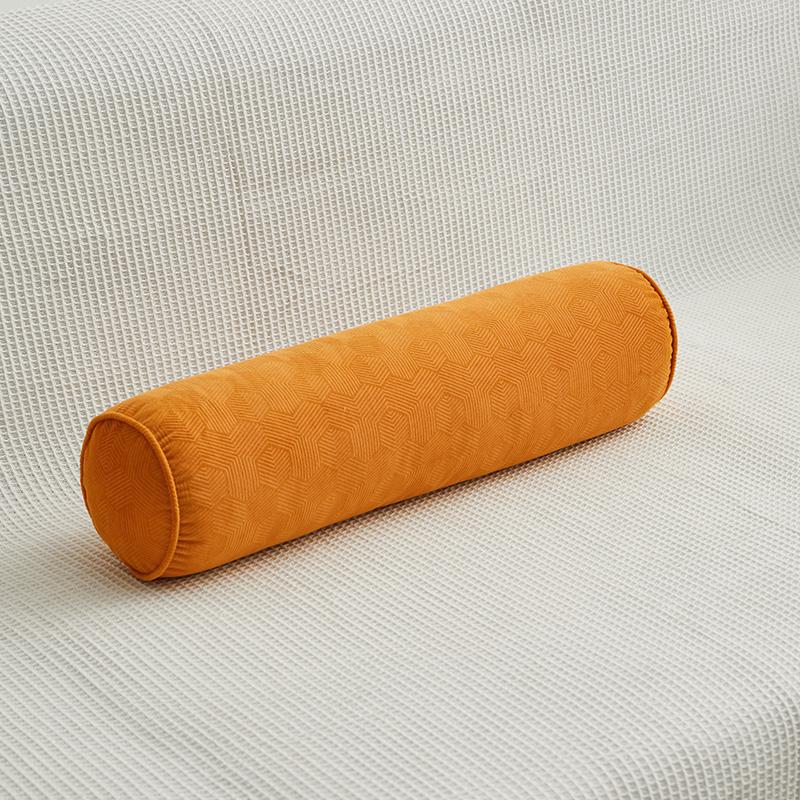 Cylindrical Cushion Case Bed Sleeping Waist Cushion Cover Soft Long Comfortable Pillow Case Neck Bolster Pillow Roll Headrest