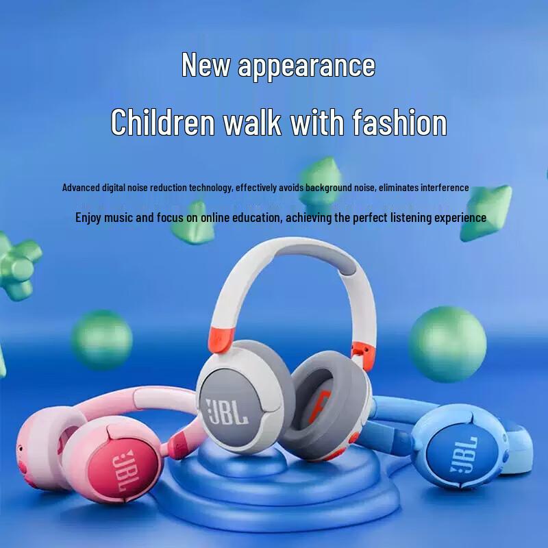 JBL JR470NC Kids' ANC Bluetooth Over-Ear Headphones