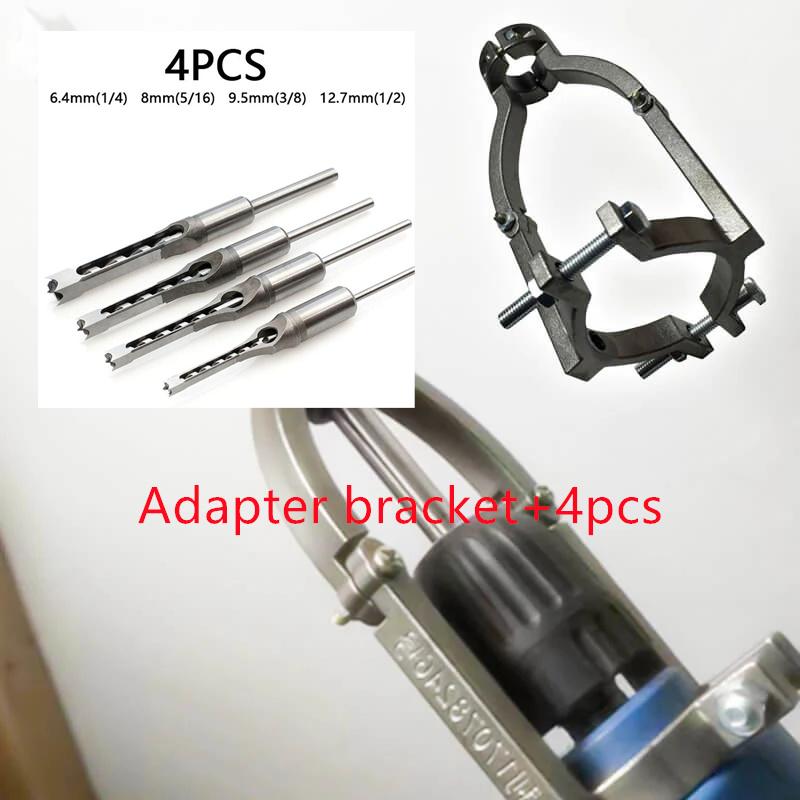 

Адаптер для сверла с квадратным отверстием, инструменты для сверления по дереву, шнековое сверло, долото для долбления, набор сверл, мебель, квадратное сверло по дереву