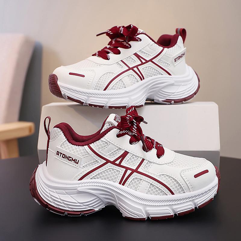 Baskets Chunky en Maille pour Enfants - Style Printemps/Automne 2026, Chaussures Décontractées Polyvalentes et Fashion pour Garçons et Filles en École Primaire