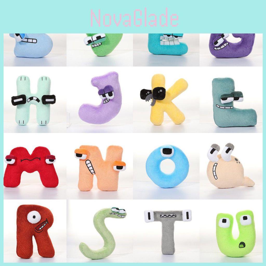 Soft Alphabet Lore Letter A Plush Dolls Educational Toys Xmas Gift
