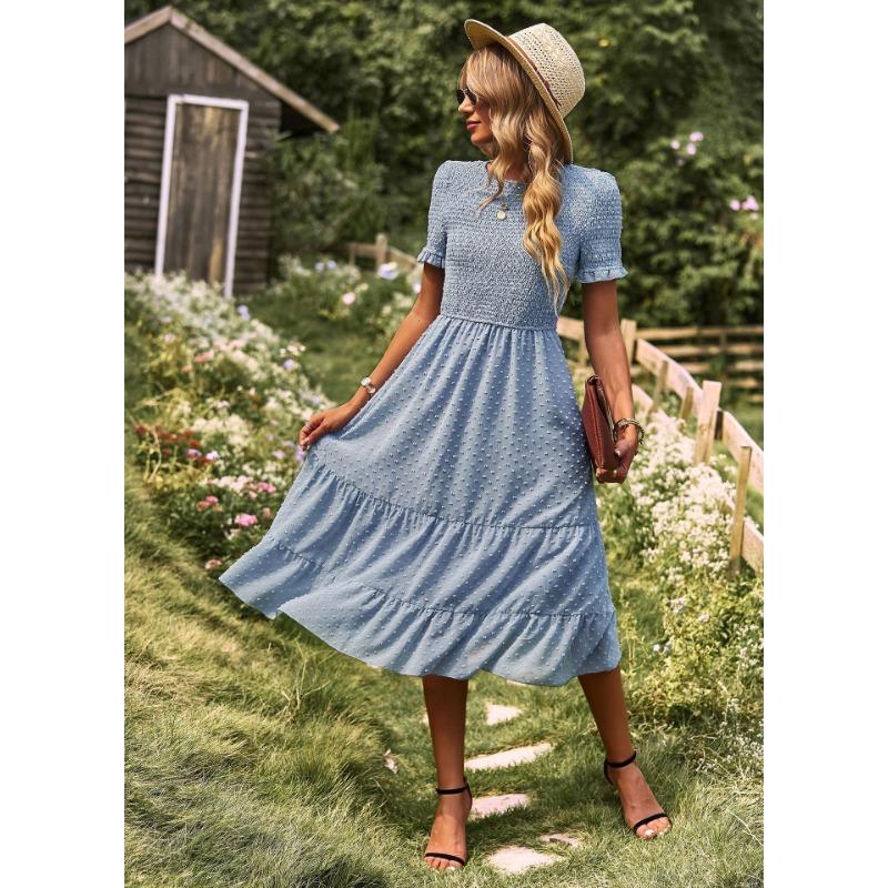 

Разработано и спроектировано женское платье большого фасона с элегантной струящейся узкой юбкой XL синий