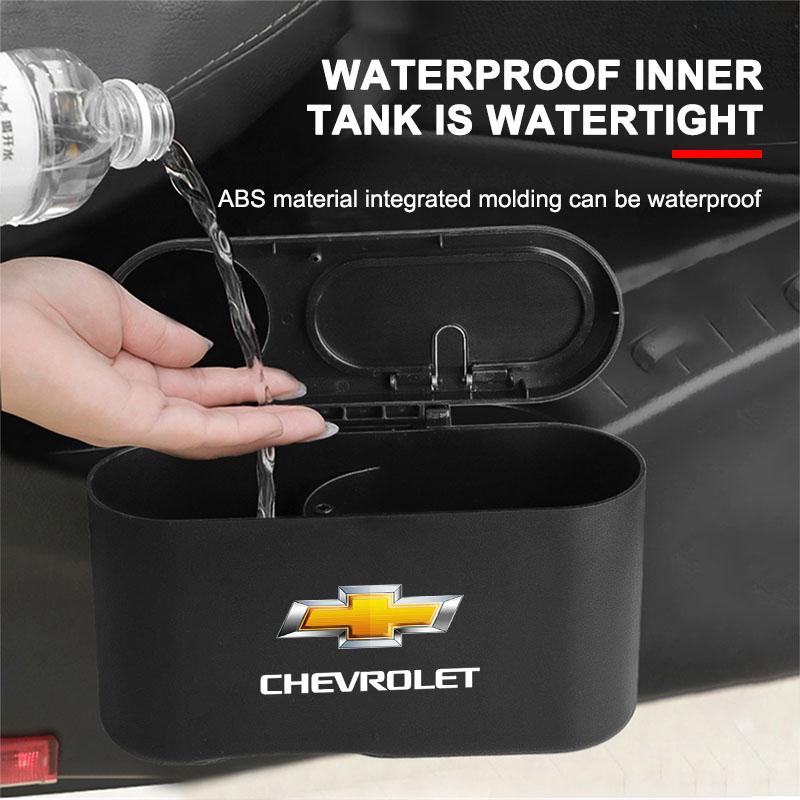 Trash Can Auto Emblem Garbage Box Bin Storage Car Accessories For Chevrolet Cruze Malibu Sail Equinox AVEO Lova RV