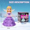 Dancing Princess Interactive Spin Robot Toys for Little Girls with Colorful Lights, Music Interactive Features, Pretend Christmas Birthday Gift Toys