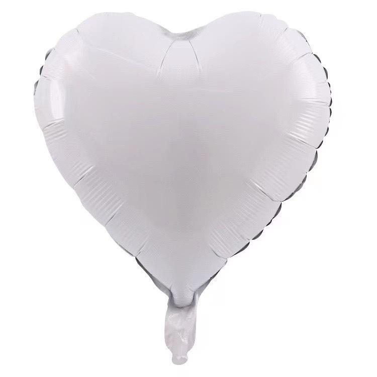 10inch Five-pointed Star Heart Foil Balloons White Black Pentagram  Balloon Kids Toy Wedding Birthday Party Decoration