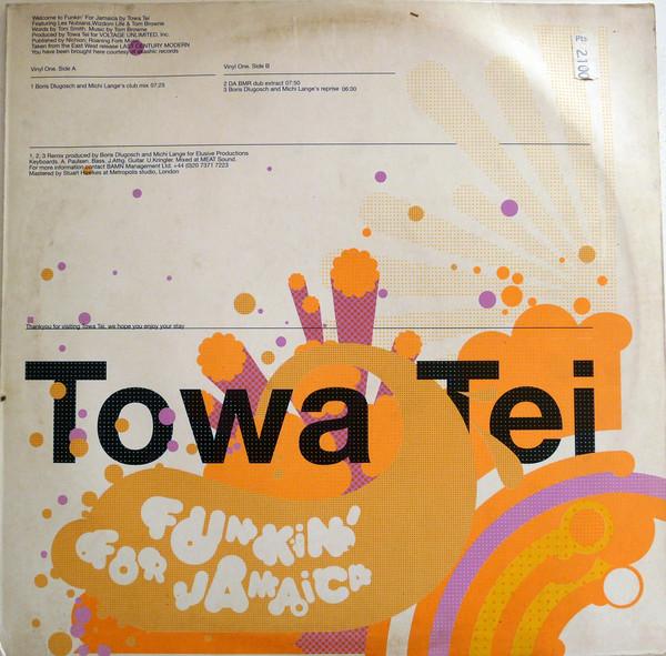 

12inch Record TOWA TEI - Funkin For Jamaica (Vinyl One) EW231 EastWest, Akash 2001 Germany Dance & Electronica Used