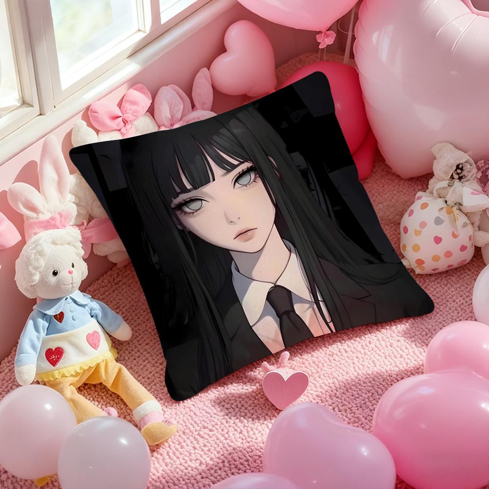 Cool HHyuga HHinata Pillow Case Soft Plush Fabric DoubleSided Printed Cushion Cover Warm Winter Sofa Pillow Case