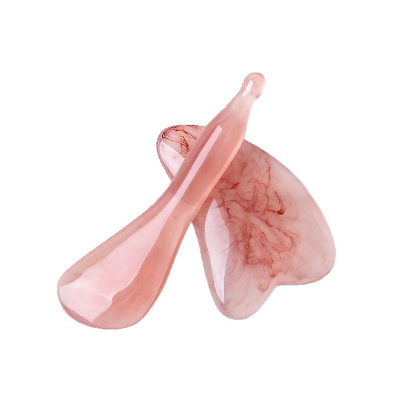 Resin Ox Horn Massage Board for Facial Acupoints and Meridian Scraping