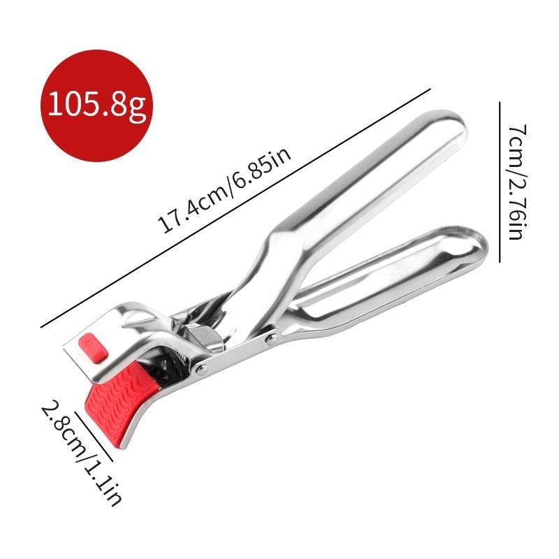 Kitchen Essential Hot Plate Gripper, Anti-Scald Bowl Clip with Ergonomic Handle for Ovens and Air Fryers