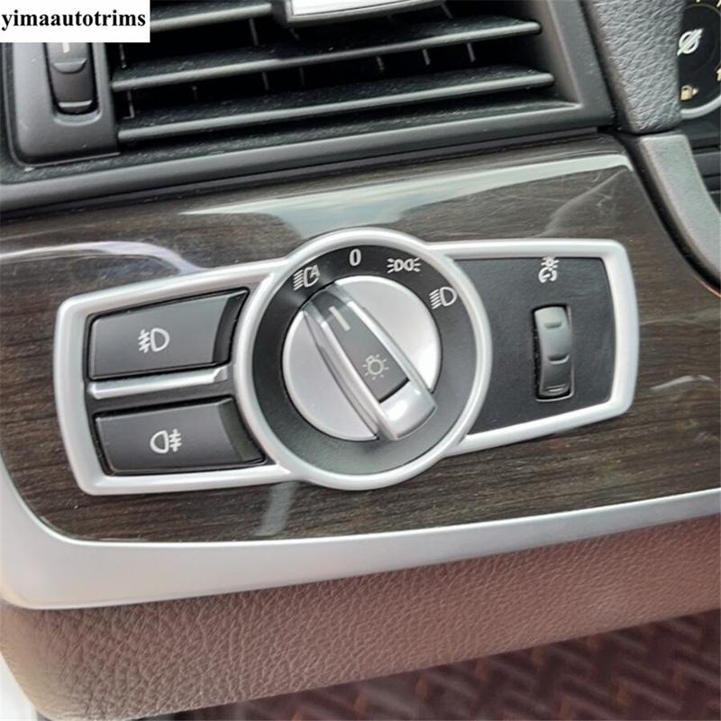 Gear Panel Handle Bowl Window Lift Head Light Air Vent Cover Trim Accessories Interior For BMW 5 Series F10 F18 520i 2011 - 2016