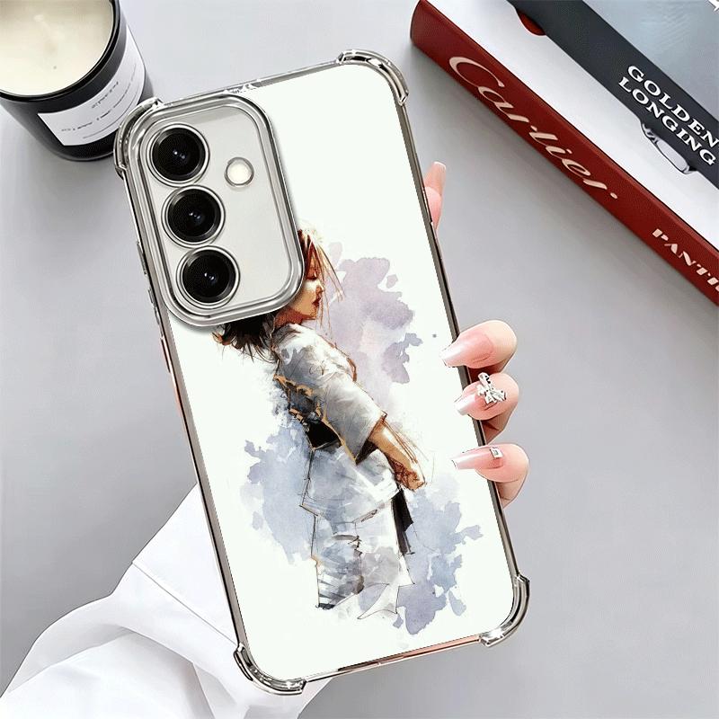 Taekwondo Kungfu Desgin Soft Phone Case For Samsung A17 A27 A07 A37 A57 A16 A56 A15 A55 A14 A54 A13 A53 A26 A36 A25 A35 A24 A34