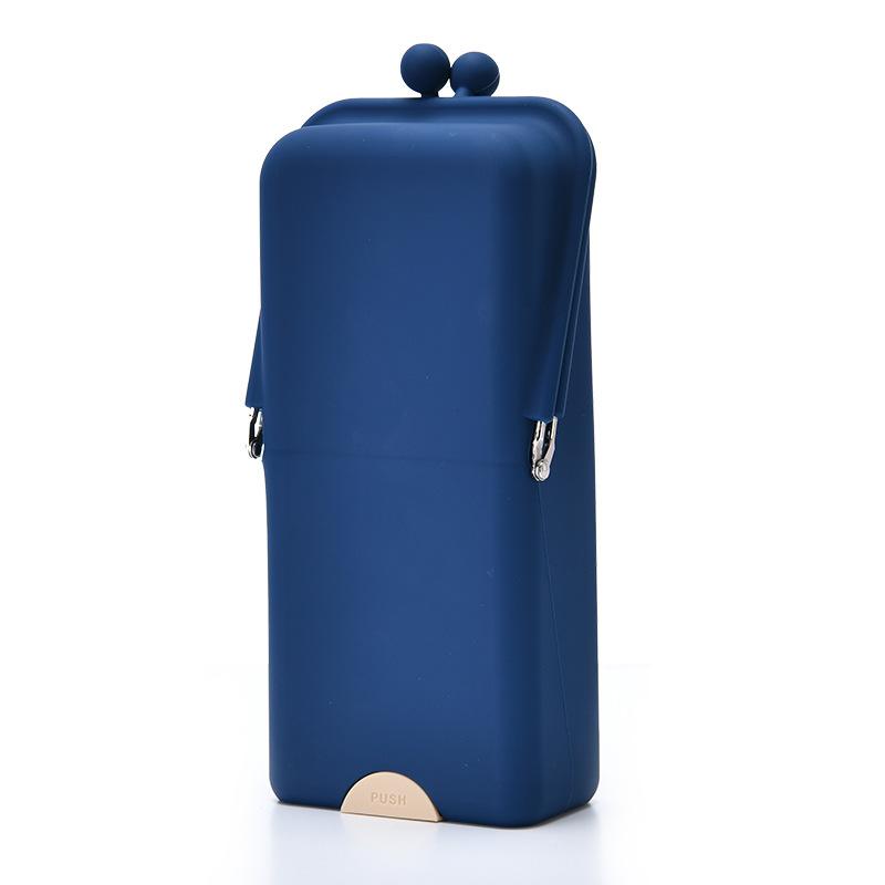 1pcs Silicone Makeup Brush Storage Bag Cosmetic Tool Travel Waterproof Makeup Silicone Organizer Portable Toiletry Storage Box
