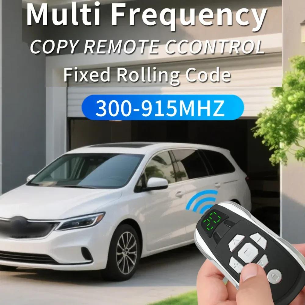 20 In 1 300MHz-915MHz Multi Frequency Garage Door Remote Control RF 20CH Duplicator 868MHz 433MHz Fixed Rolling Code Transmitter
