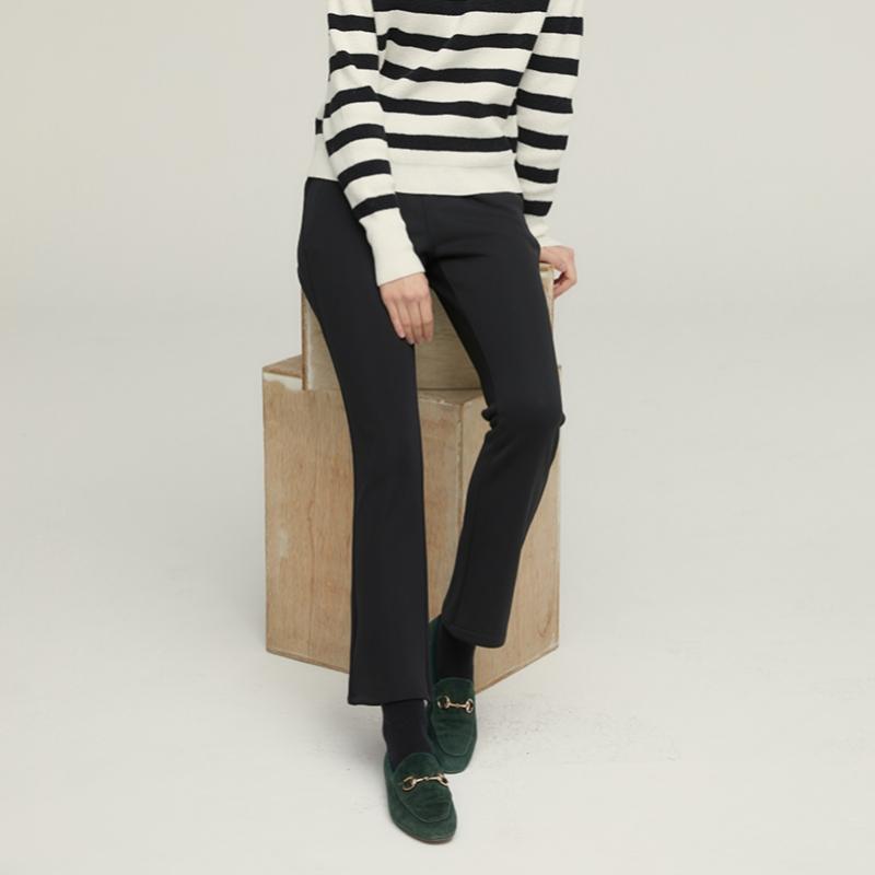 Baiyu Semi Flare Fit Fleece Pants 3 Options Ptaw