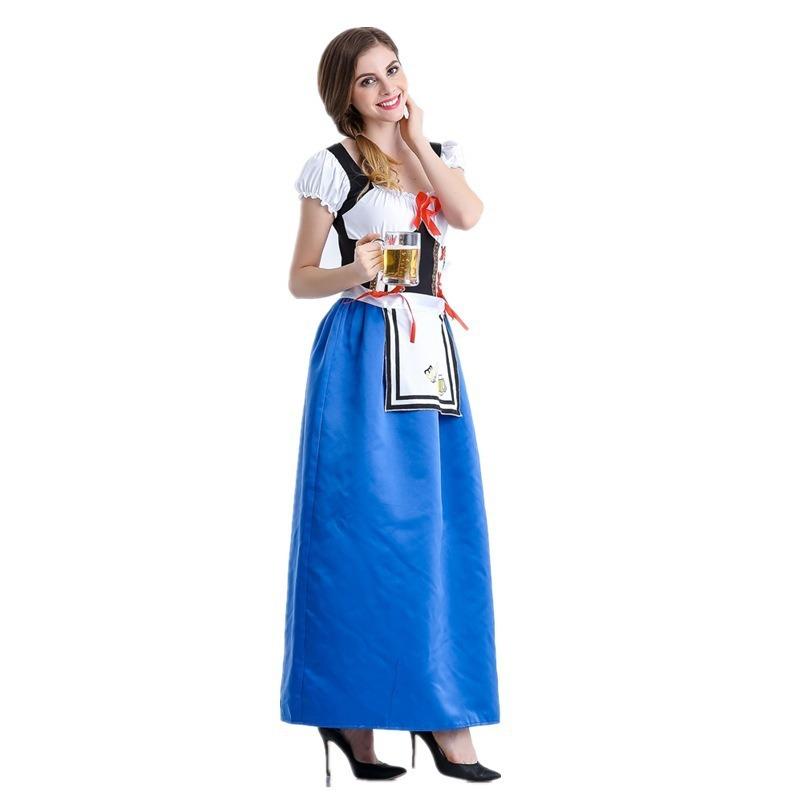 Women's Beer Festival Costume Traditional Ethnic Stage Performance Costume Dress Set