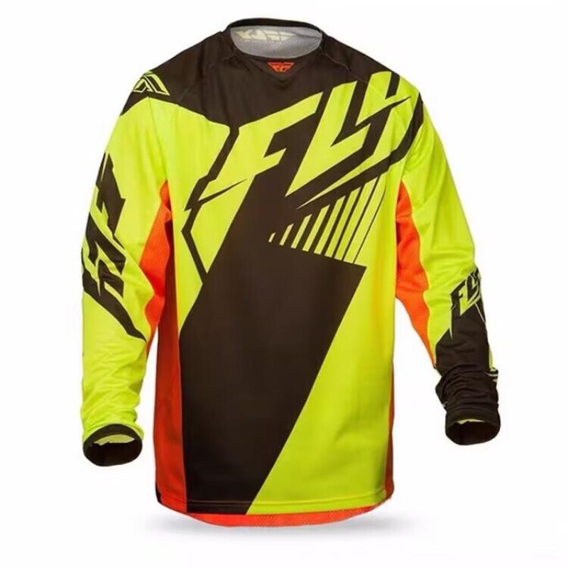 Mens Long Sleeve Mountain Bike Cycling Jersey Quick Dry Breathable Trail Downhill MTB Shirt