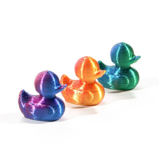 100 stk 3D-printede Mini Andefigurer Realistisk Design DIY Håndverk Mini Andefigur Eventyrhage Dekorasjon