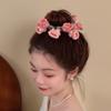 Handmade Crocheted Flower Scrunchies Flores Convallariae Sweet Hair Tie Knitted Hair Rope  Girls