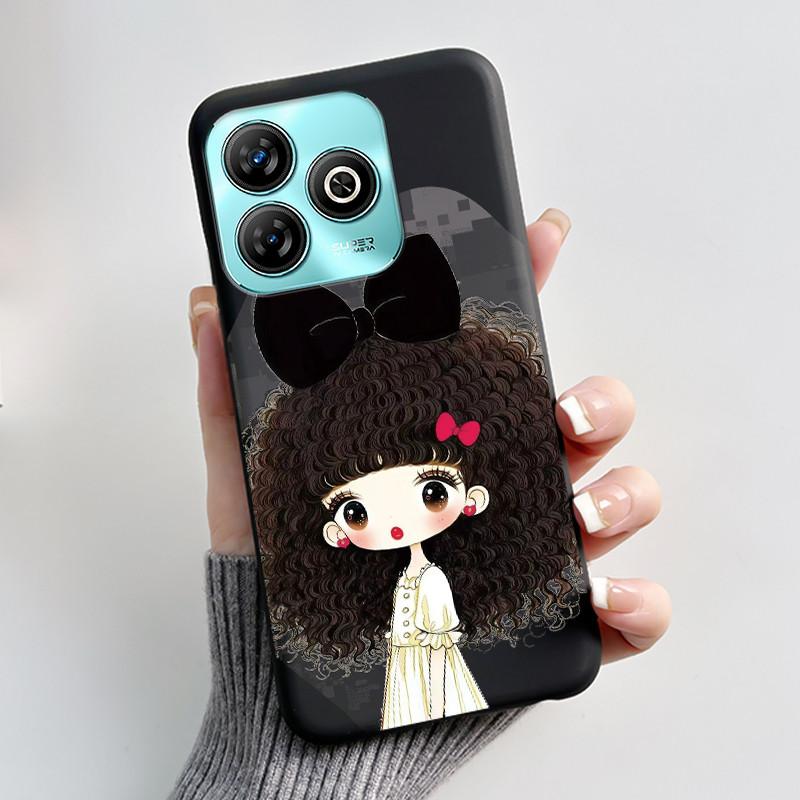 Phone Casing For ZTE Blade A75 4G Case Z2359 Luxury Dragon Cute Cool Boys Girls Black Matte Soft Silicone Protective Back Cover