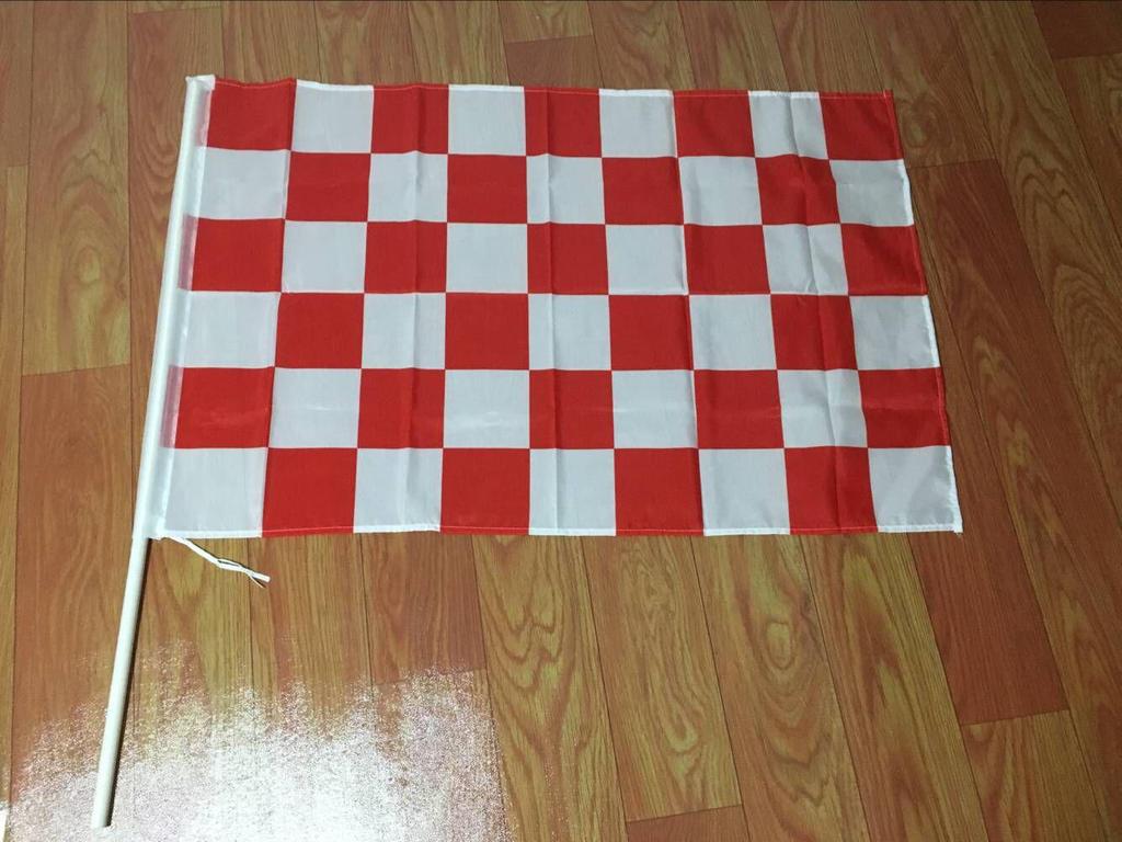 F1 Racing Zwart-Wit Schaakbord Vlag Banner - Rode & Witte Optie Beschikbaar