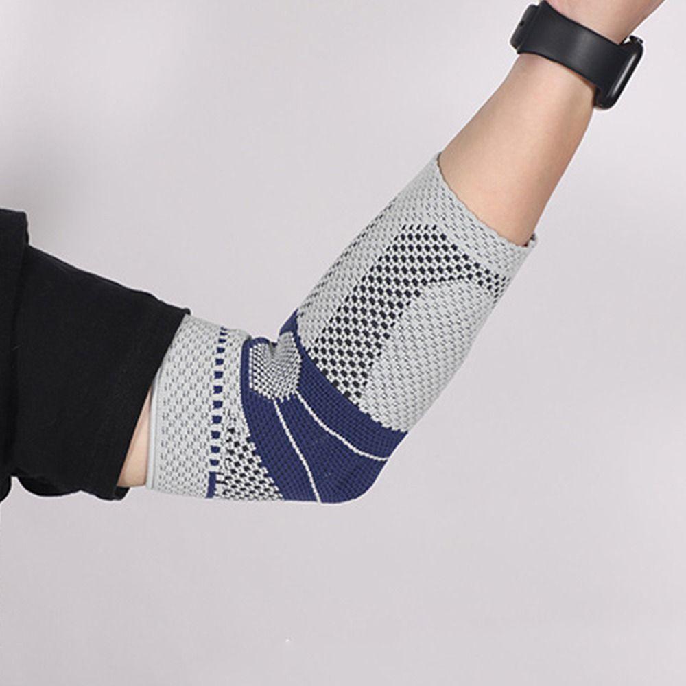 

Anti-collision Sports Elbow Pads Nylon Knitted Elbow Protector Muscle Support S