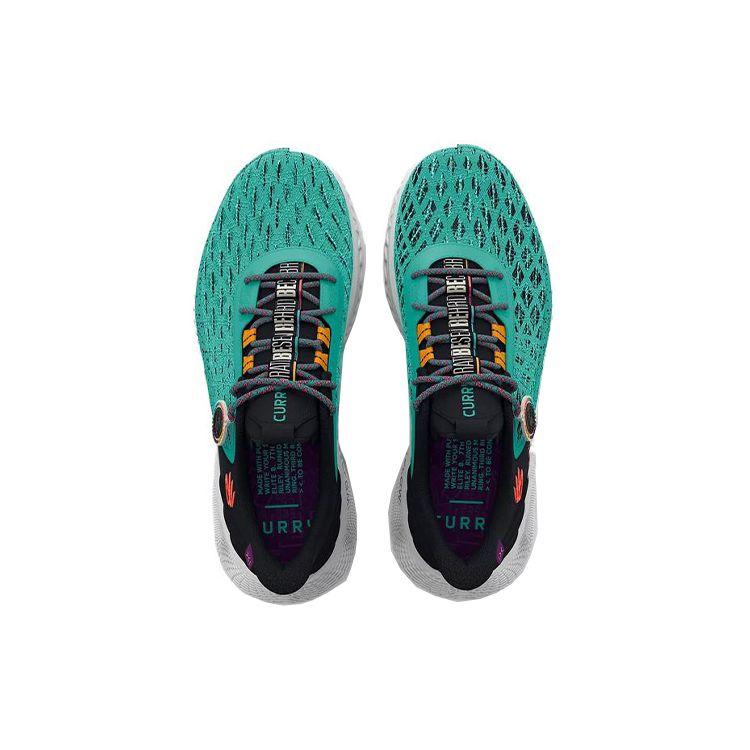 Curry Brand Curry Flow 9 Black History Month Men Sneakers Green Neptune 3025729-305