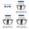 Meichu 304 Stainless Steel Mixing & Prep Bowl Set
