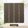 Interlocking WPC Outdoor Flooring - Self-Laying, Anti-Corrosion for Balcony & Courtyard Renovation