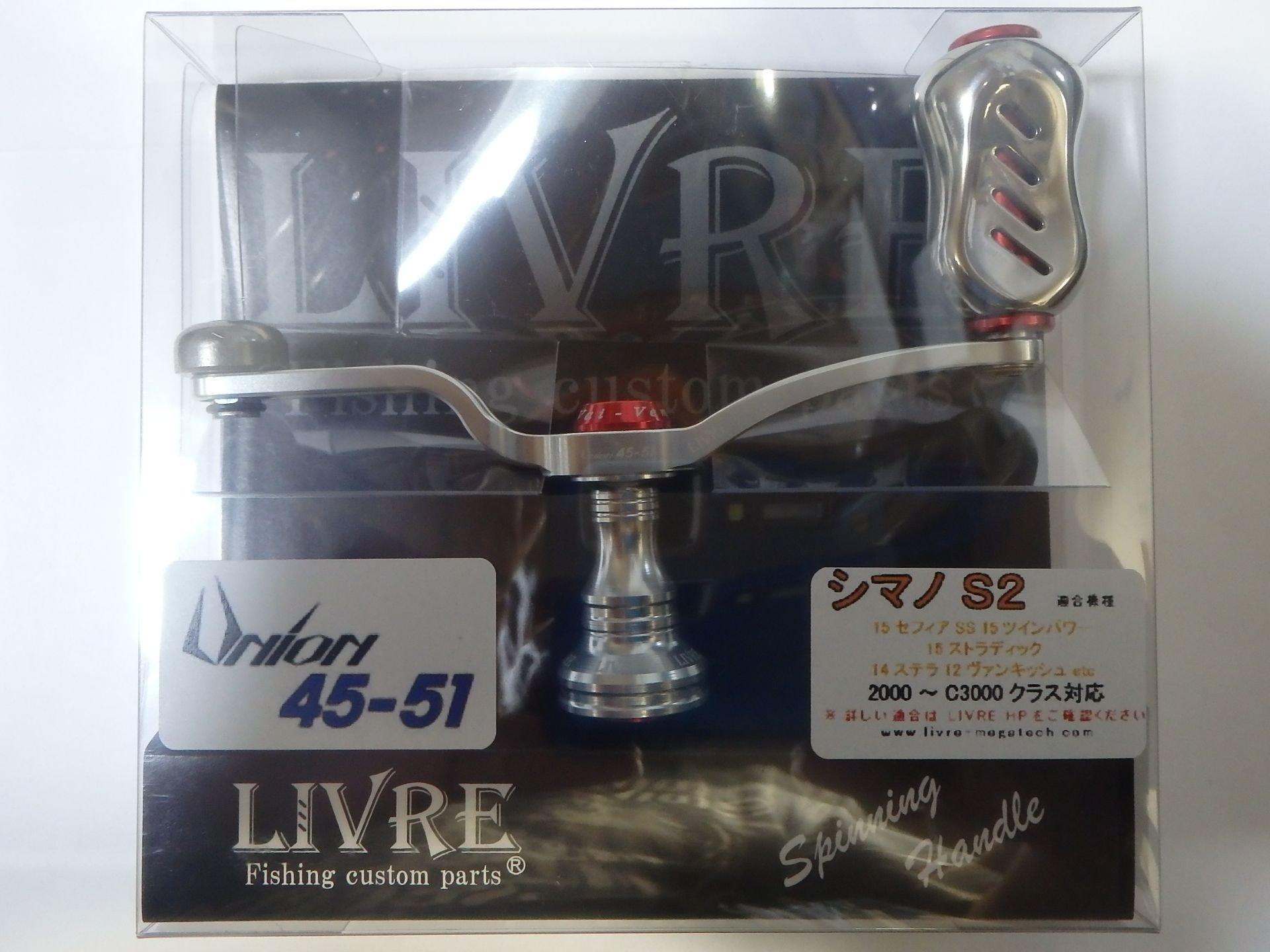 

LIVRE Union Knob for Shimano S2 Silver x Red 6876 45-51Fino