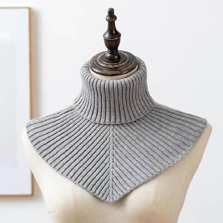 Outdoor Neck Guard Neckerchief Unisex Lining Soft High Collar Windproof Scarf for Office or Parties