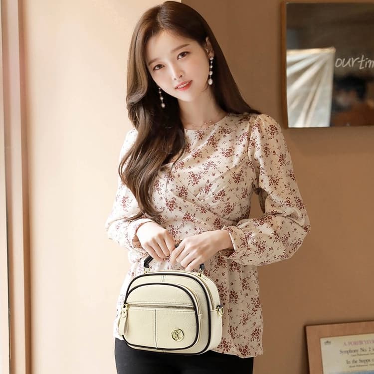 Women's fashion hand-to-hand round bag one-shoulder crossbody bag