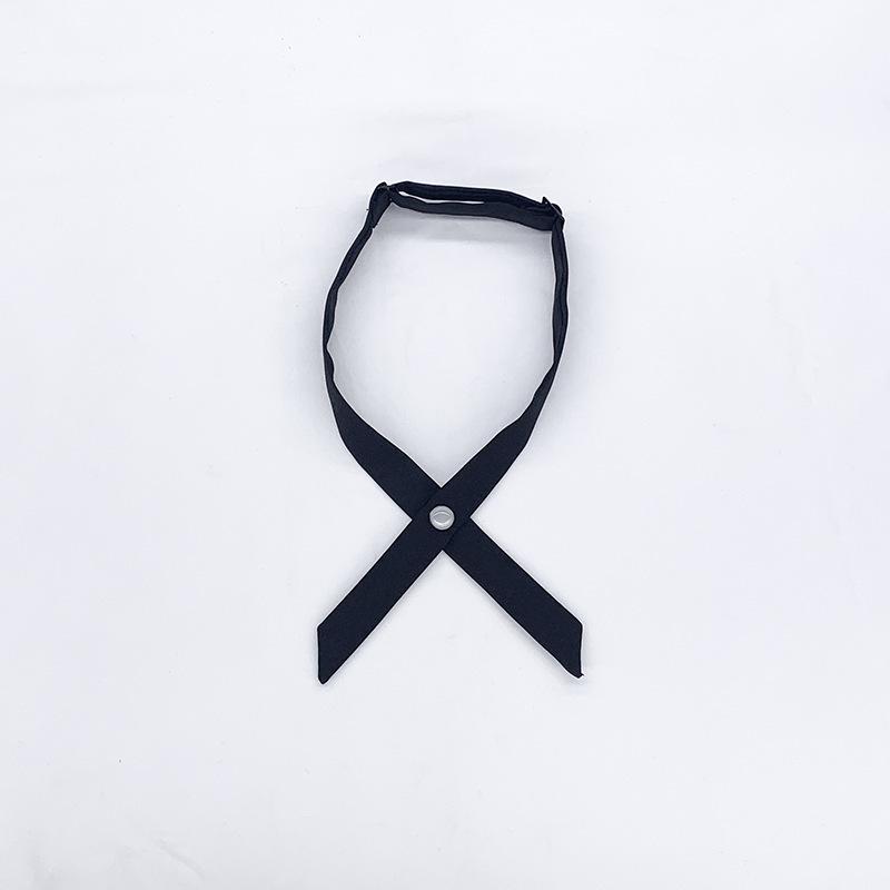 Japanese School Uniform JK Cross Tie - Black, Deep Indigo, Red