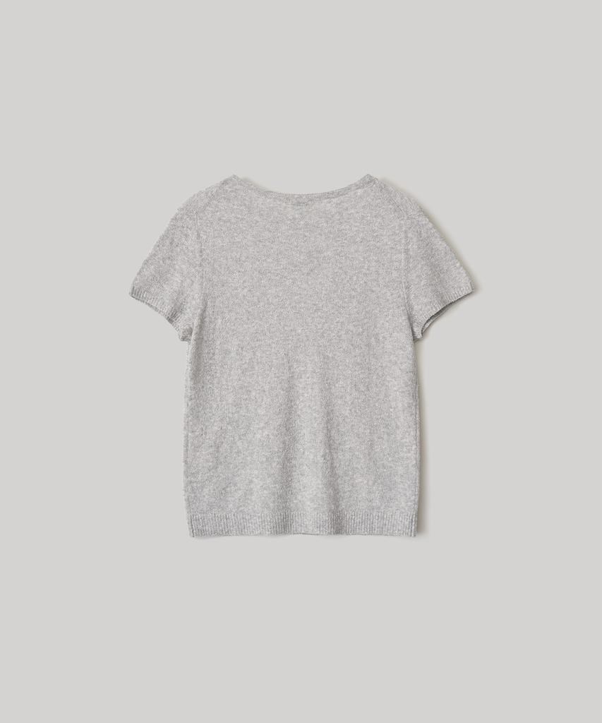 Another Office Woman W. Basque Pullover (Silver Gray)