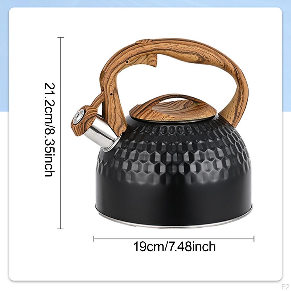 Whistling Kettle Tea Stove Top Houseware for Electric Cooktop Stovetop Coffee