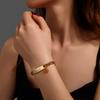 Atoztide Engrave Name Bar Bracelet for Women Christmas Series Stainless Steel Jewelry Adjustable Punk Chain Personalized Gift