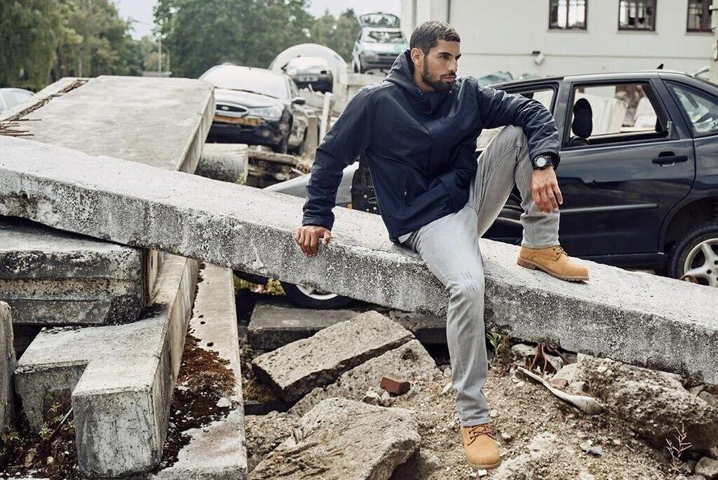 Demi-season Jacket Brandit Windbreaker Frontzip (3167) Navy