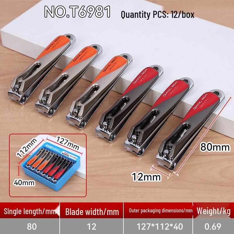 

Jinda T6980 Strong Nail Clippers with Safety Piercer - New Packaging for Home Use