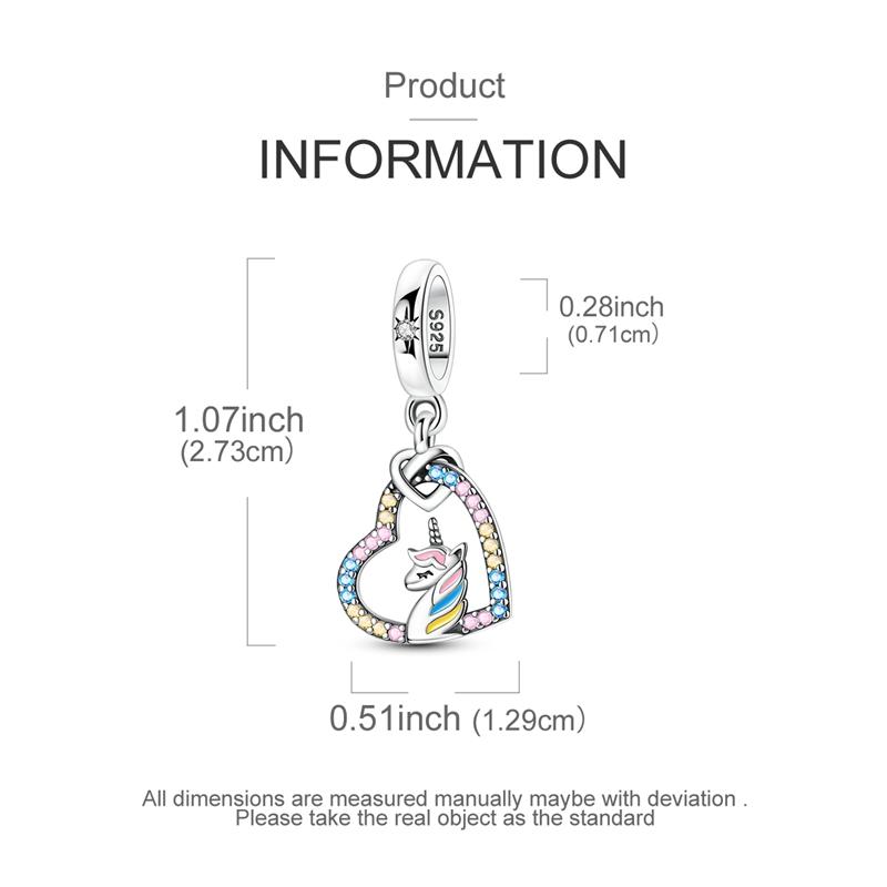 Copper Charms Beads Little Flying Dragon Unicorn Elephant Pendants Fit Women Original Bracelet Diy Christmas Gift