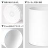 T4U Plastic Planter Set of 4 with Saucers, 10/12.5/15/17.5cm, Multiple Drainage Holes, Round, Modern Design, Suitable for Indoor and Outdoor Plants, H