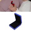 Luxury LED Pendant Necklace Gift Box Jewelry Display   Interior Light Up Necklace Box for Proposal Engagement Wedding