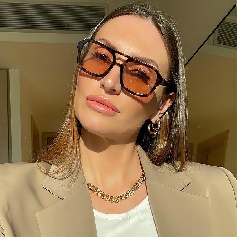 Classic Elegant Sunglasses Ultra Light Unisex Double Beam Stylish UV Protection