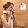 Hanging Sauna Thermometer Hygrometer 2-In-1 Indoor Sauna Room Sauna Centigrade Fahrenheit Temperature Humidity Monitor Gauge Sauna Accessories