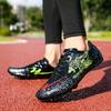 Fashion Men Women Track and Field Nail Shoes Running Training Ultra Light Soft Track and Field Athletes Running Spiked Shoes