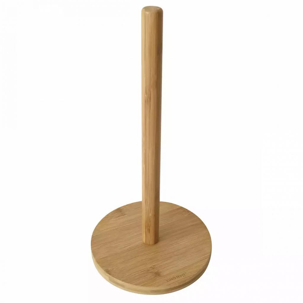 KINGHOFF KH-1688 BAMBOO PAPER TOWEL HOLDER