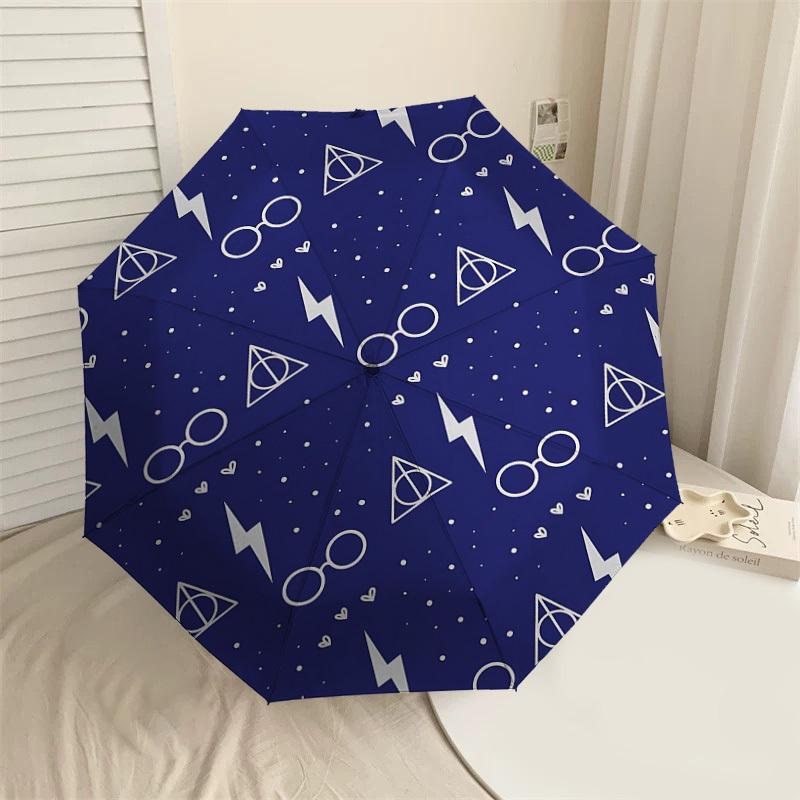 

1PC Glasses Lightning_bolt Umbrella-8-Rib Reinforced, Automatic Open, Lightweight & Durable, Cute Fashion Accessory for Outdoor, D2629