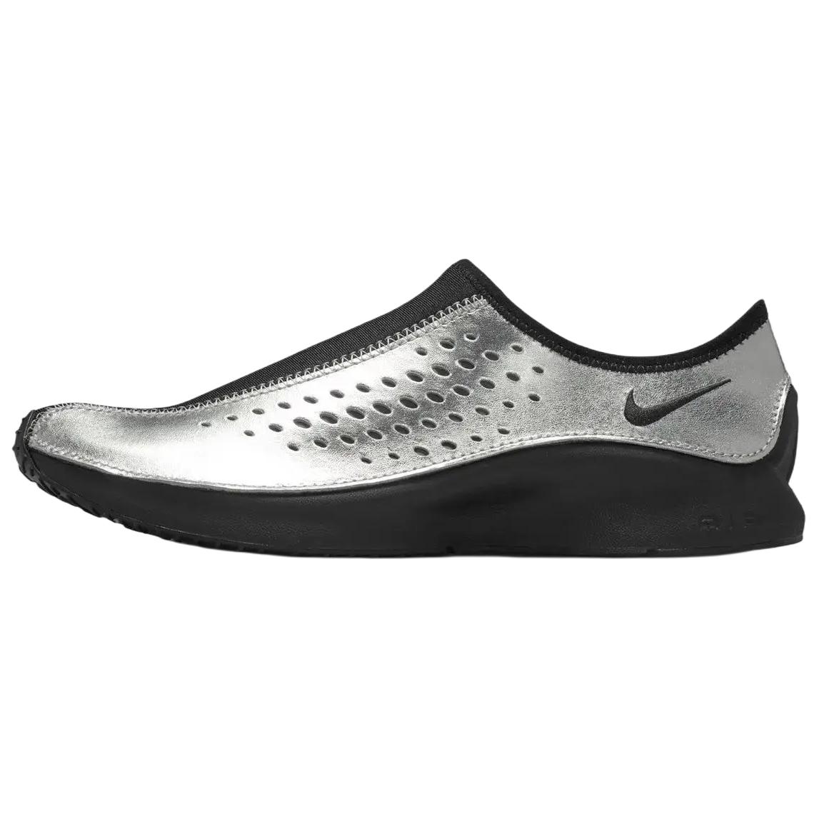 Nike  Air Superfly Moc Metallic Silver Men Sandals Black HV8628-003 37.5