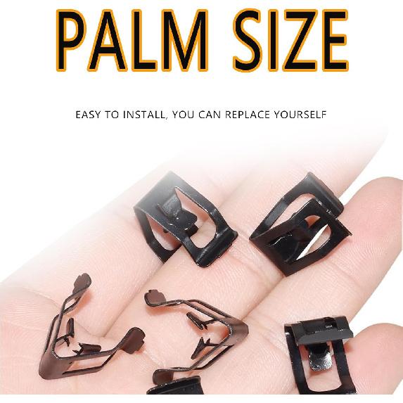 20 Pcs Universal Dashboard Trim Clips, Metal Trim Retainer, Auto Dash Panel Retainer Clips, Trim Metal Clips, Car Console Fastener, Dash Clips for