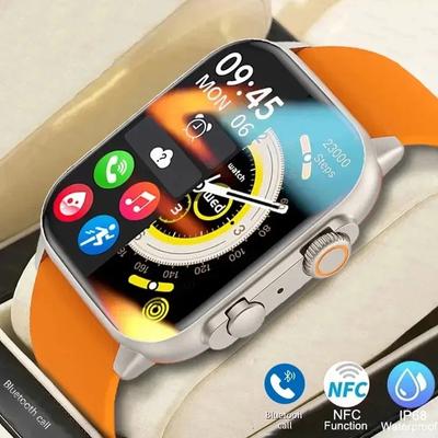 Nuovo orologio di lusso Ultra 2 Smart Watch 49mm NFC uomo donna traccia GPS chiamata Bluetooth giochi musicali BT Smartwatch di ricarica wireless