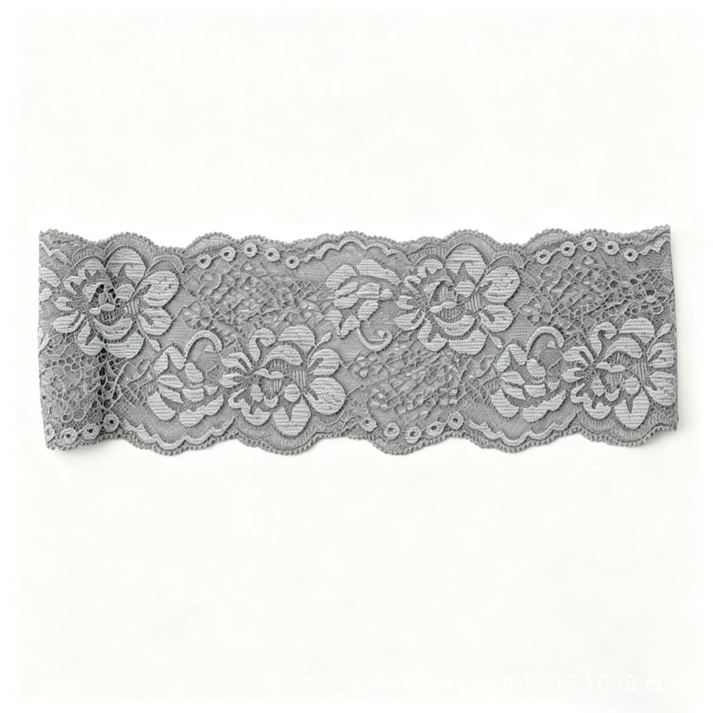 Multi-color floral textured lace elastic single-layer breathable headband for wedding and party hair accessories